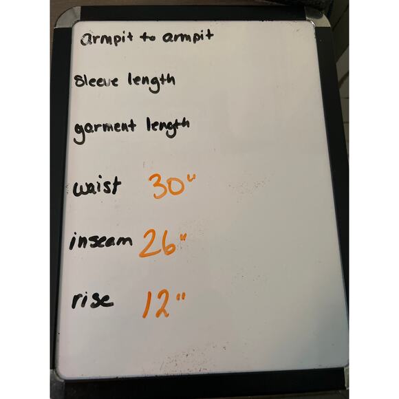 Vintage 1970s Marisa Canvas Mom Jeans 100% Cotton Elastic Waist Zipper Sz Small - Picture 5 of 5